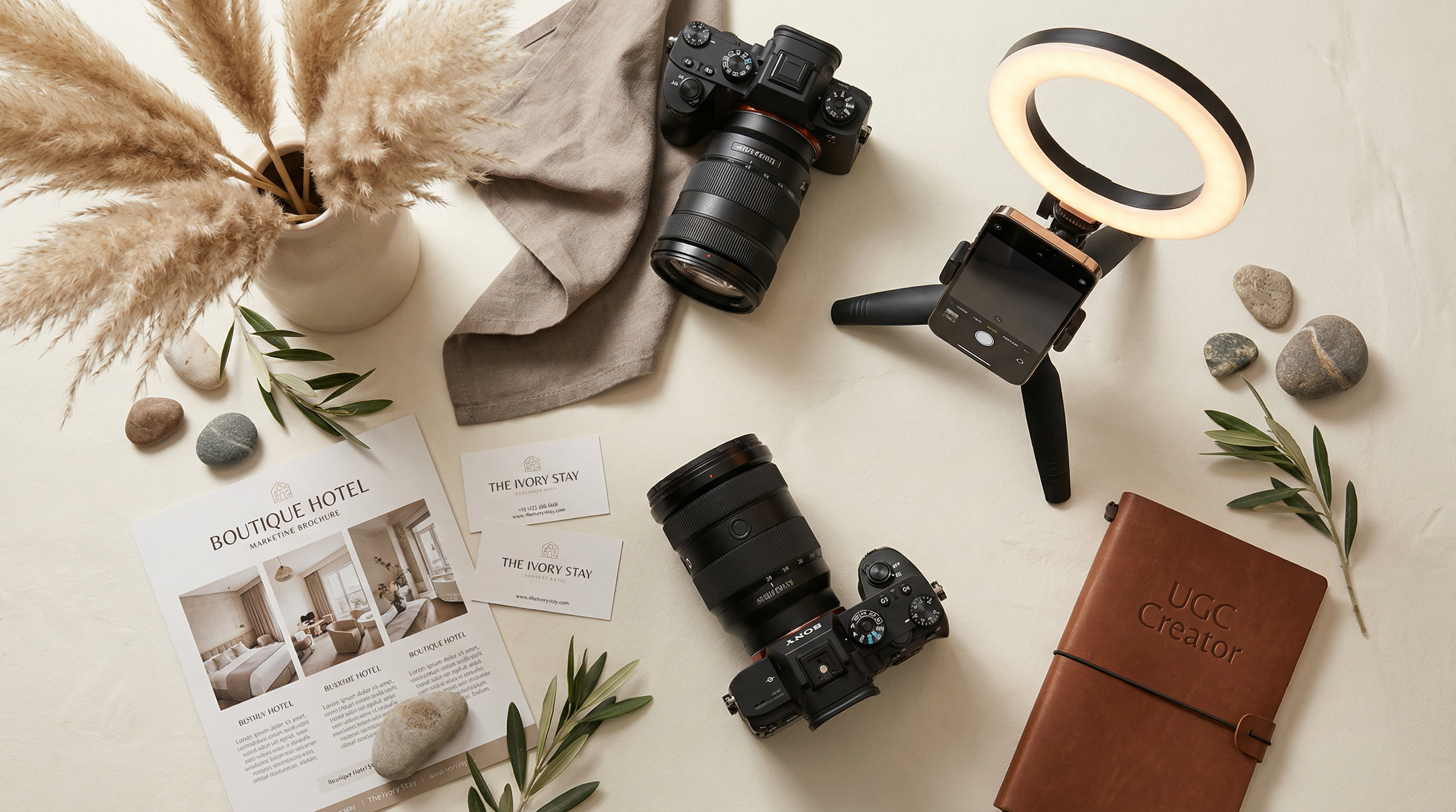 Monique's content creation setup